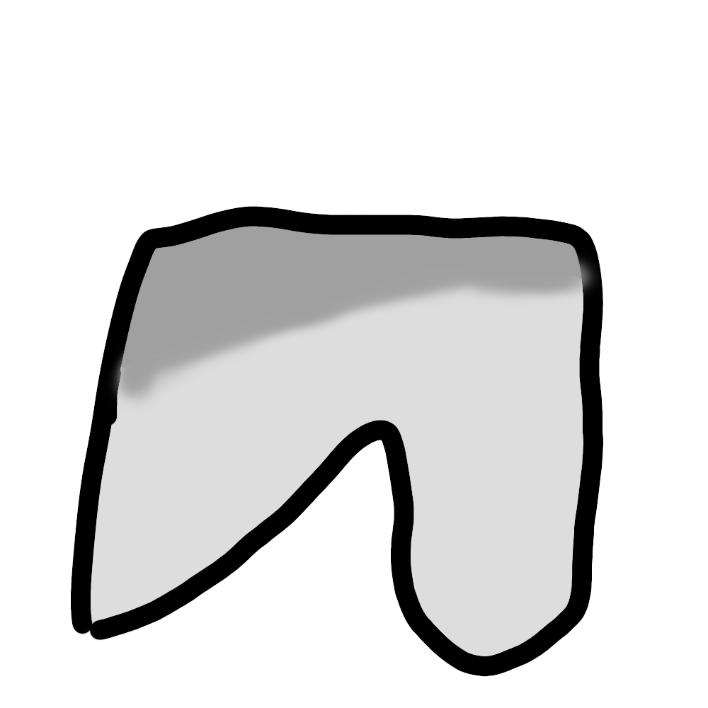 grayscale character