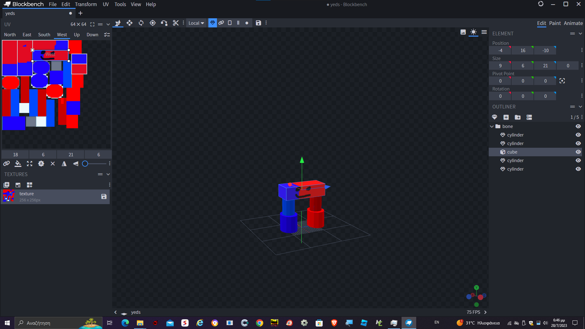 character for the wierd blocks mod originally scrapped